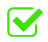 green check icon